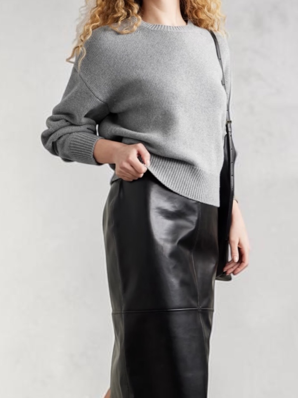 New! ANOTHER TOMORROW Cashmere Knit Sweater Size Medium